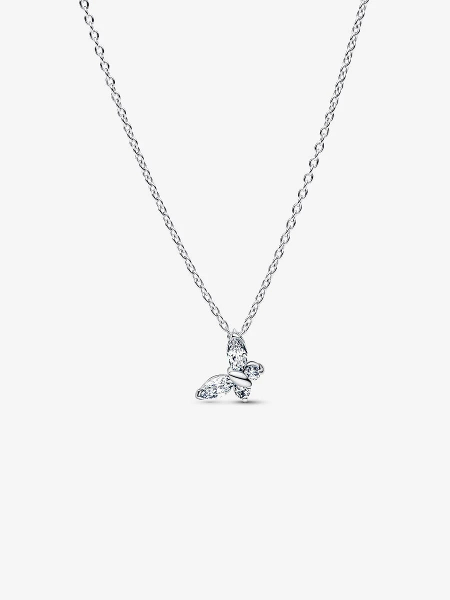 Collana Pandora Farfalla Luminosa Argento Sterling 925