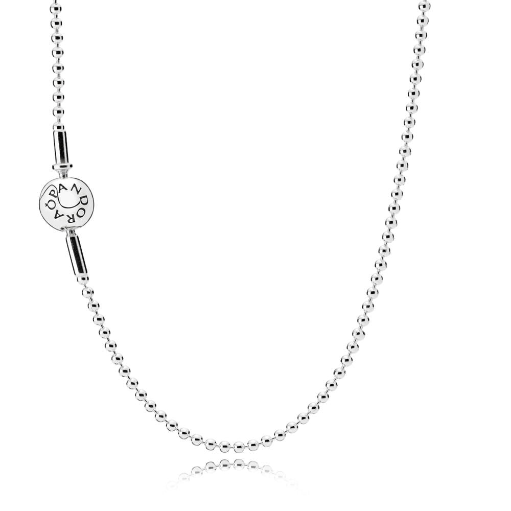 Pandora Essence Collection Grain Silver Necklace 596005-80