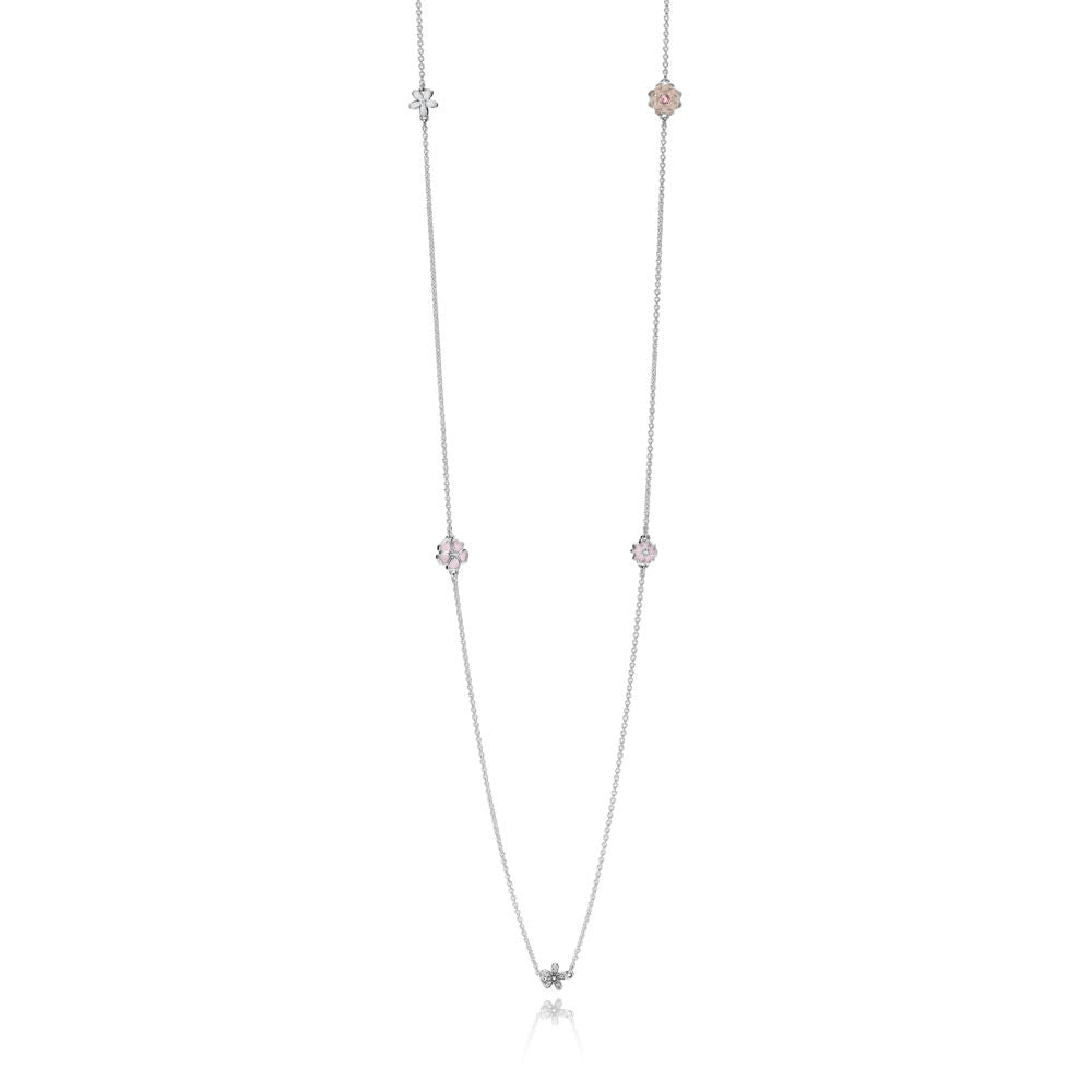 Pandora Poetic Flowers Necklace 590518enmx