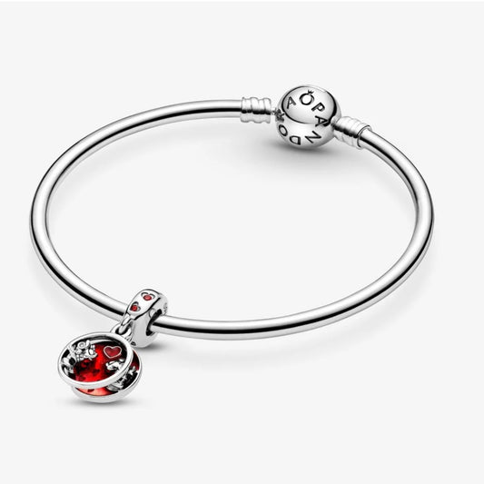 Charm Pendente Pandora Disney Amore e Baci con Mickey Mouse e Minnie 799298C01