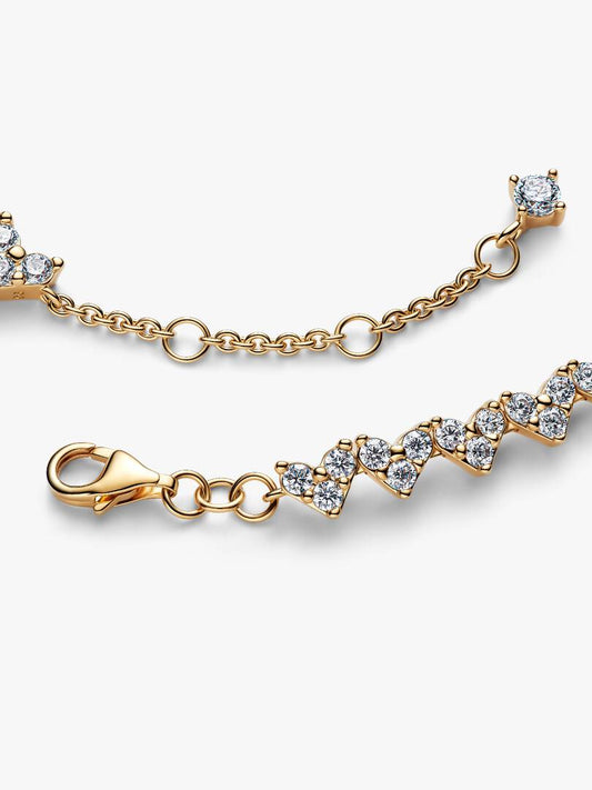 Bracciale Pandora Cuori con Tre Pietre 564390C01