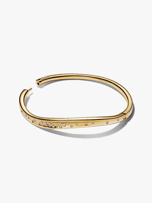 Bracciale Pandora Linea Sinuosa con Pietre Luminose 564655C01