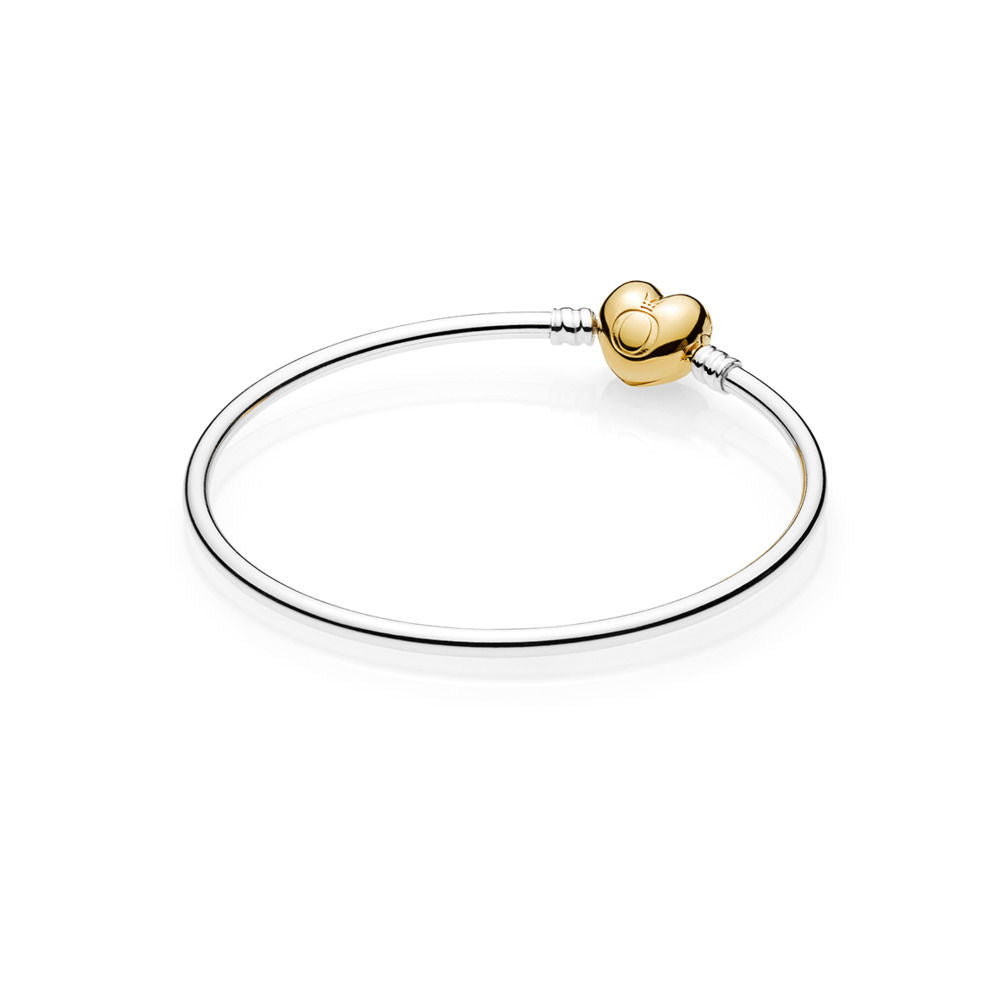 Bracciale Pandora Rigido con Chiusura a Cuore 567163