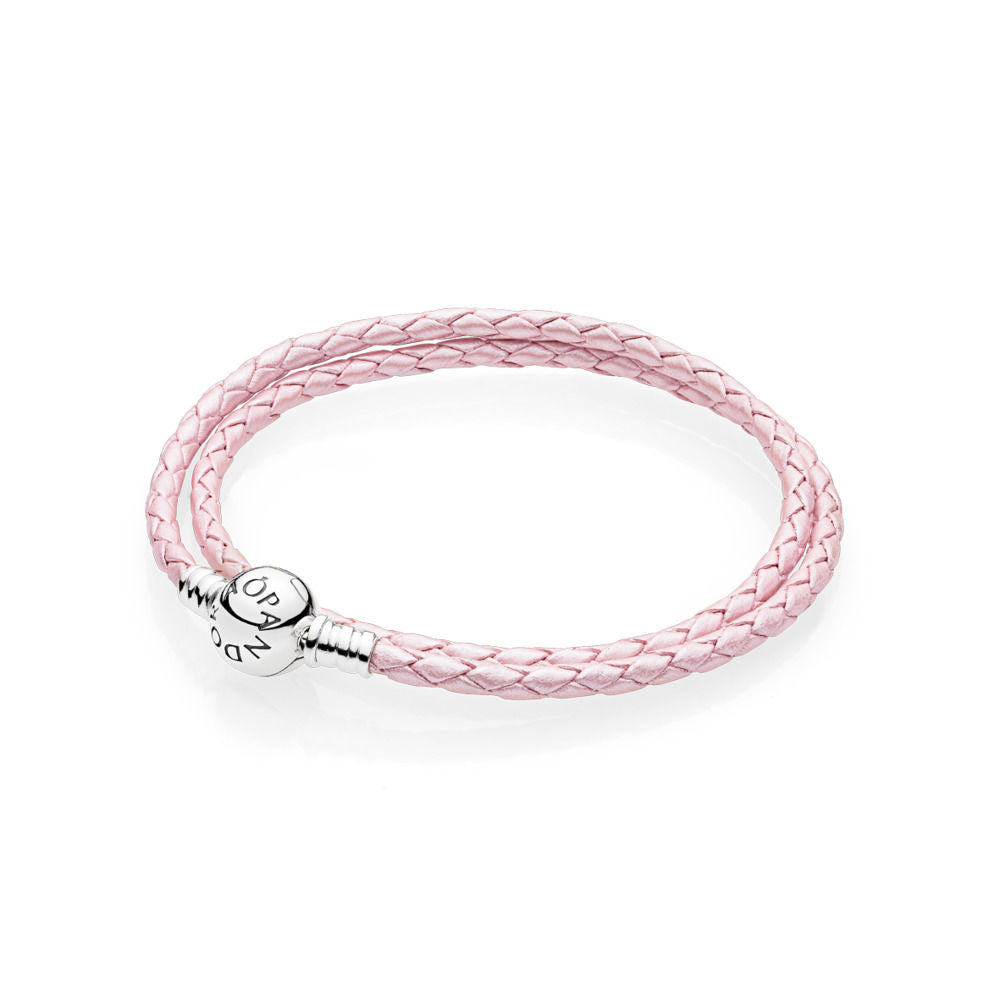 Pandora Double Wrap Leather Bracelet 590745CMP-D