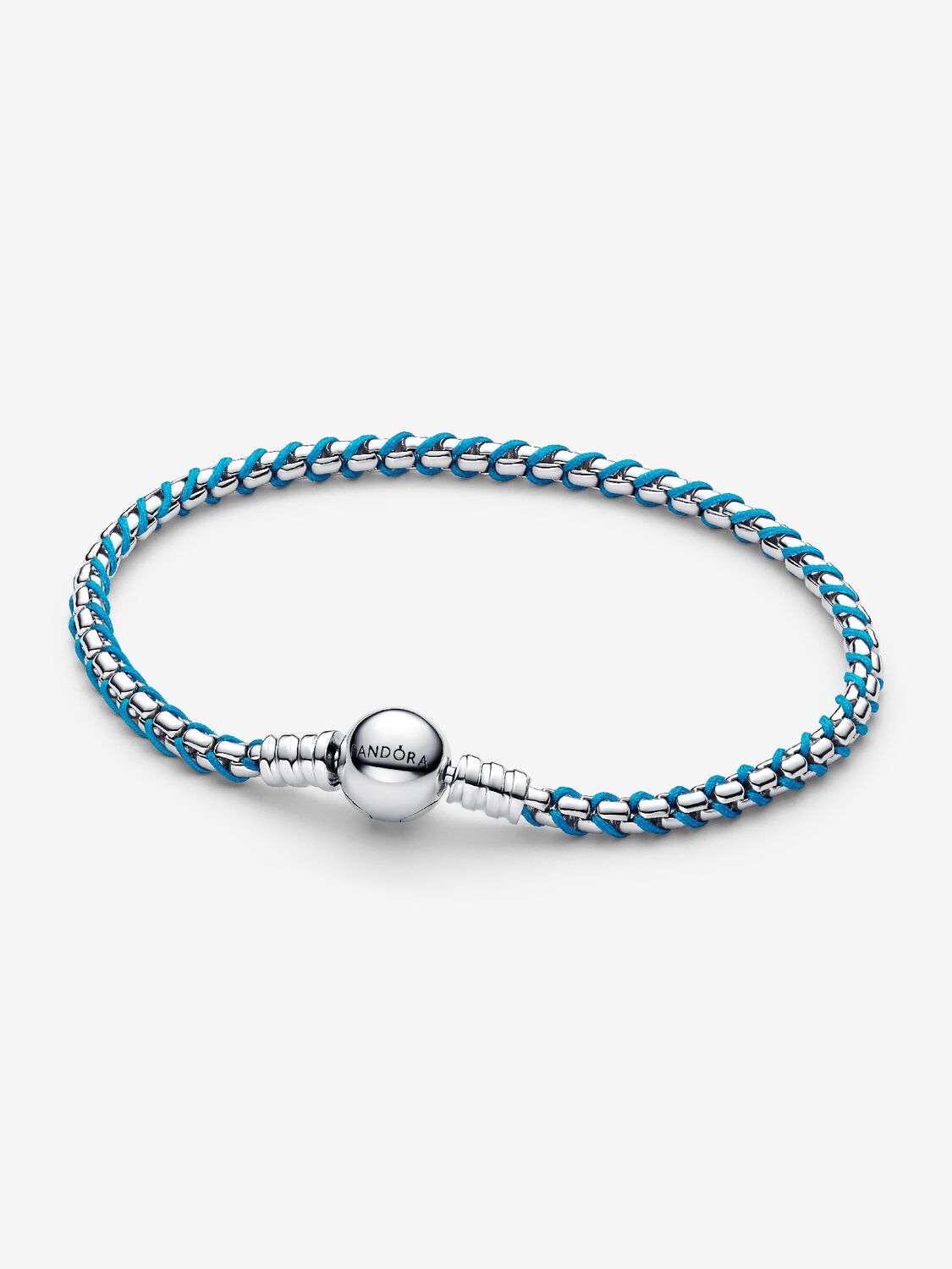 PLANETYS Bracciale In Argento 925 Con Occhio Di Santa Lucia, Cordino Elastico Regolabile 16-26 Cm
