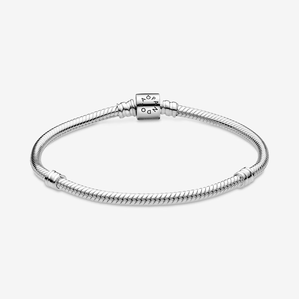 Bracciale Pandora Moments con Maglia Snake e Chiusura a Barile 598816C00