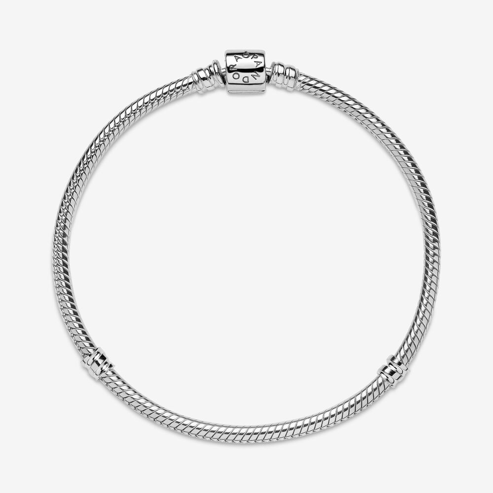 Bracciale Pandora Moments con Maglia Snake e Chiusura a Barile 598816C00