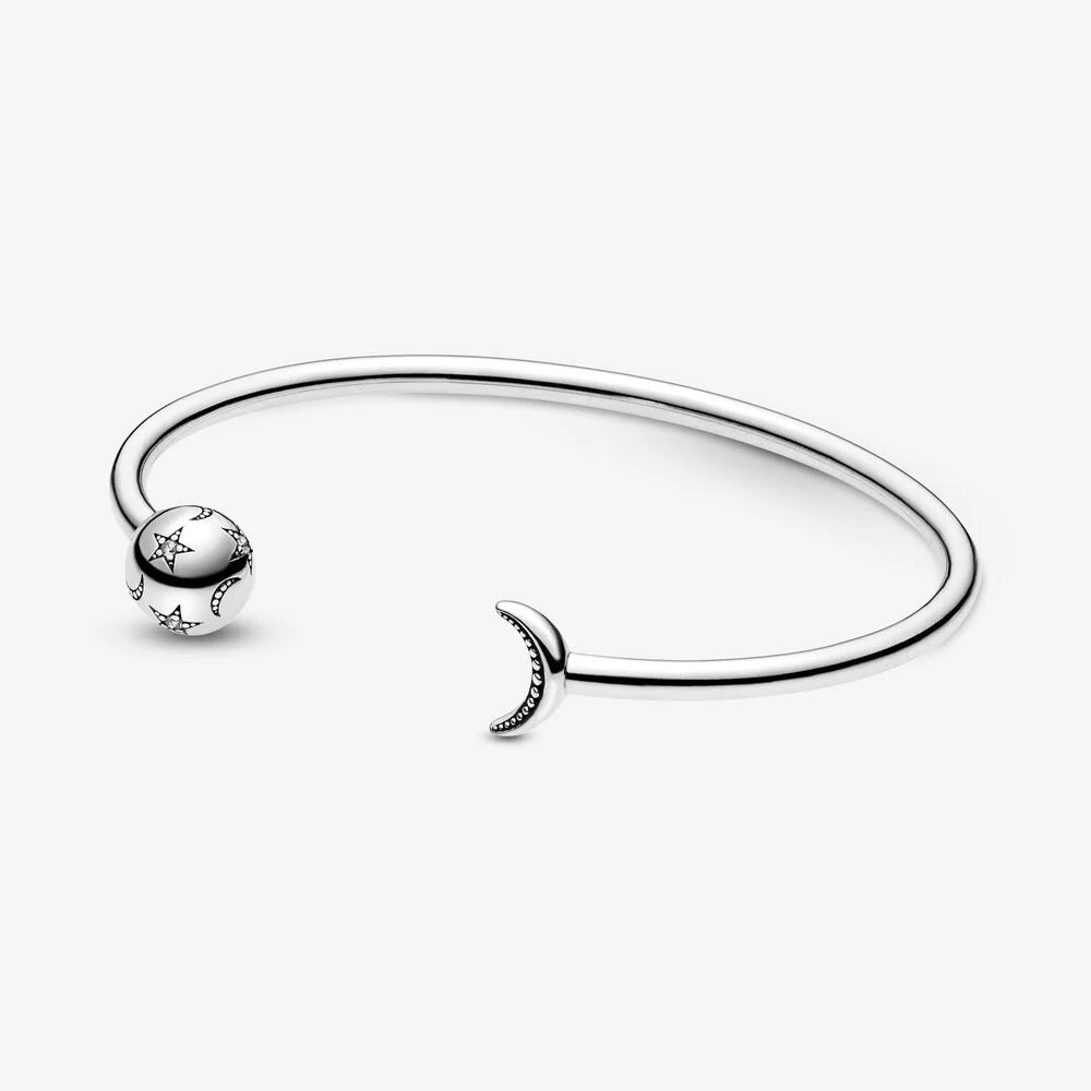 Bracciale Pandora Moments Aperto Luna e Stelle 599120C01