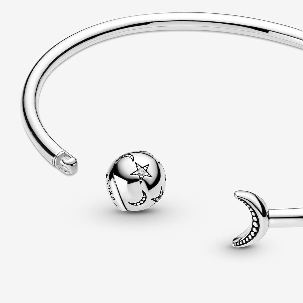 Bracciale Pandora Moments Aperto Luna e Stelle 599120C01