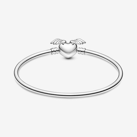 Bracciale Pandora Moments Rigido Cuore Alato 599379C00