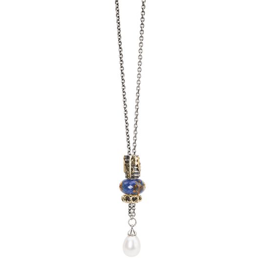 Collana Trollbeads Collana d'Argento Puro con Perla