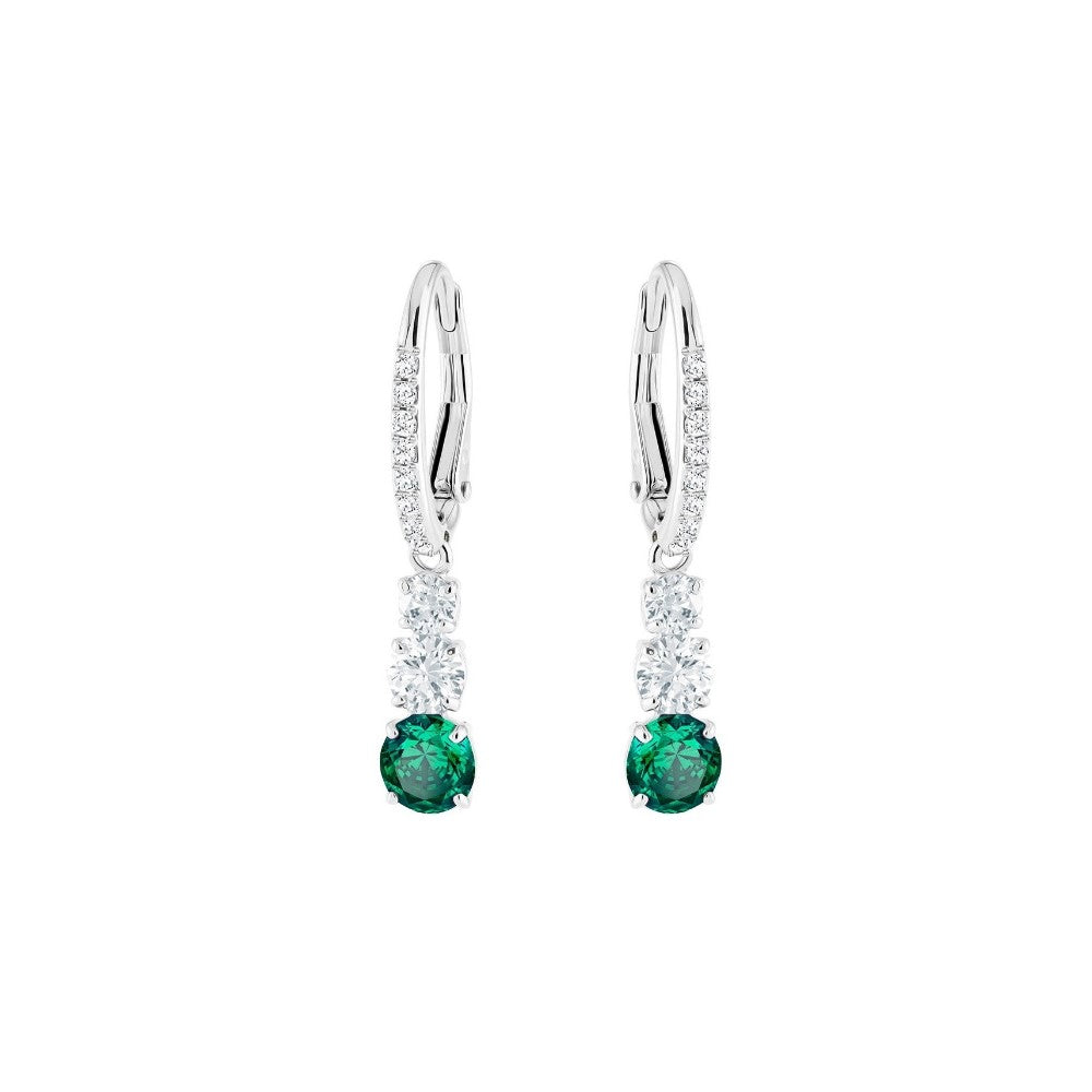 Orecchino Swarovski Attract Trilogy Verde 5414682