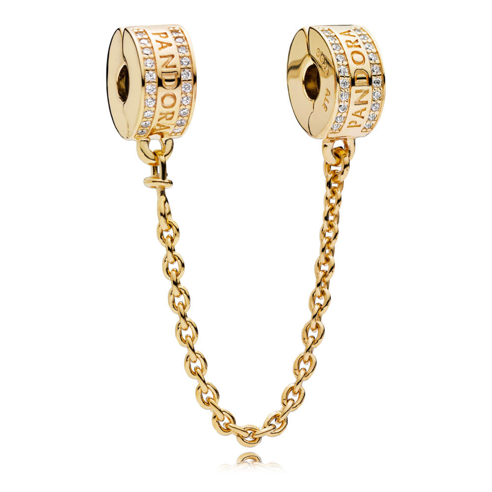 Pandora Forever Safety Chain in Pandora Shine 767027CZ-05