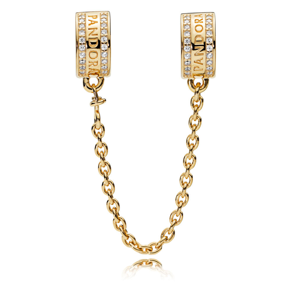 Pandora Forever Safety Chain in Pandora Shine 767027CZ-05