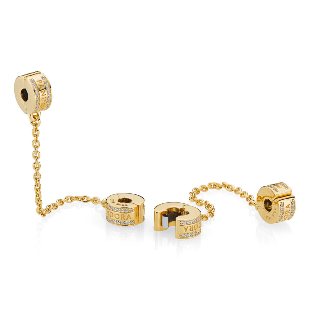 Pandora Forever Safety Chain in Pandora Shine 767027CZ-05