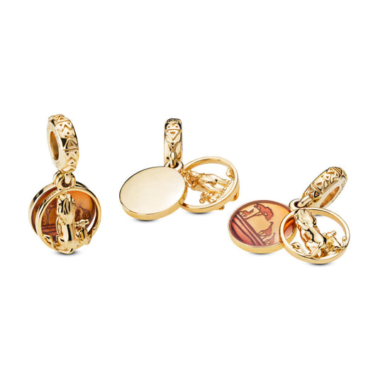 Charm Pandora Disney Il Tramonto di Simba e Mufasa 768262ENMX