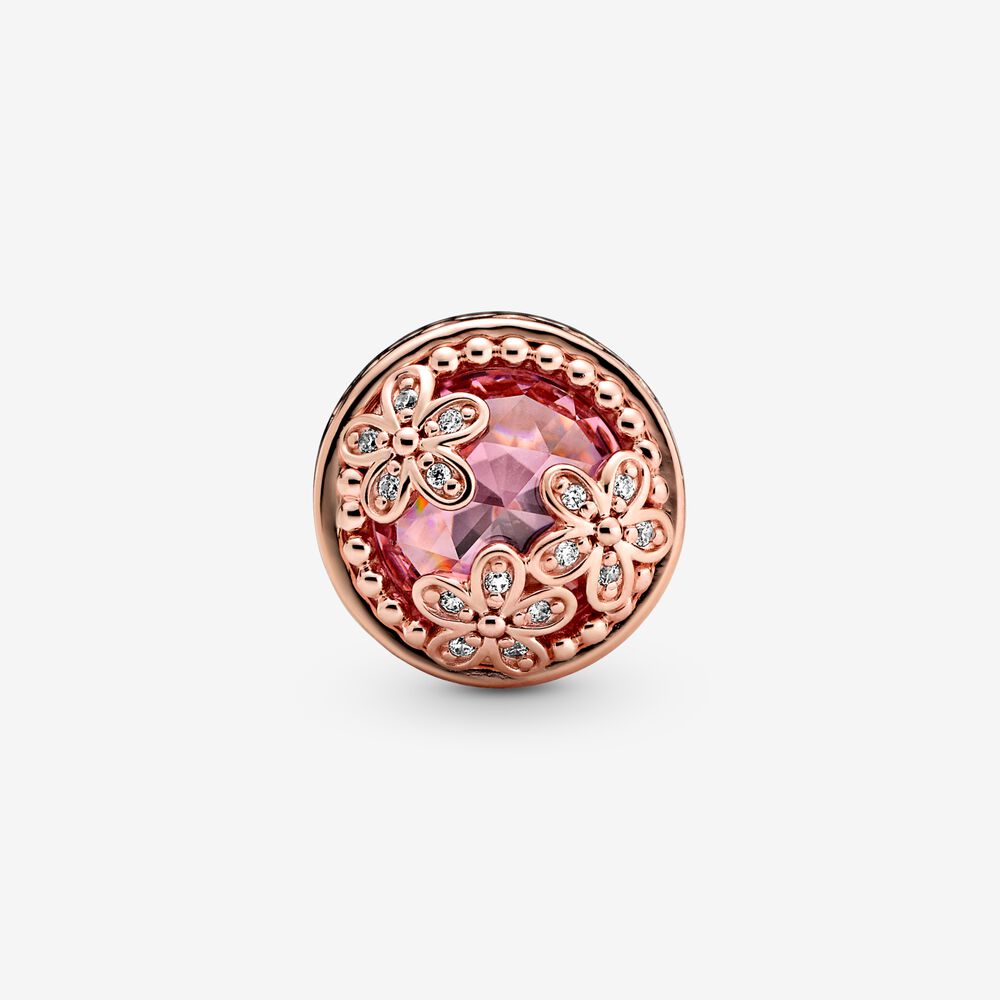 Pandora Sparkling Pink Daisy Charm 782055C01