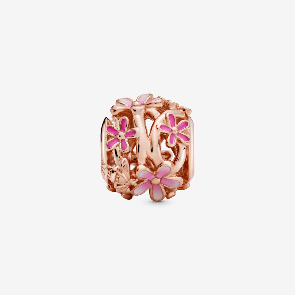 Pandora Pink Daisy Openwork Charm 788772C01