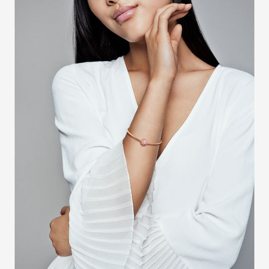 Pandora Daisy Charm with Pink Pavé 788797C01