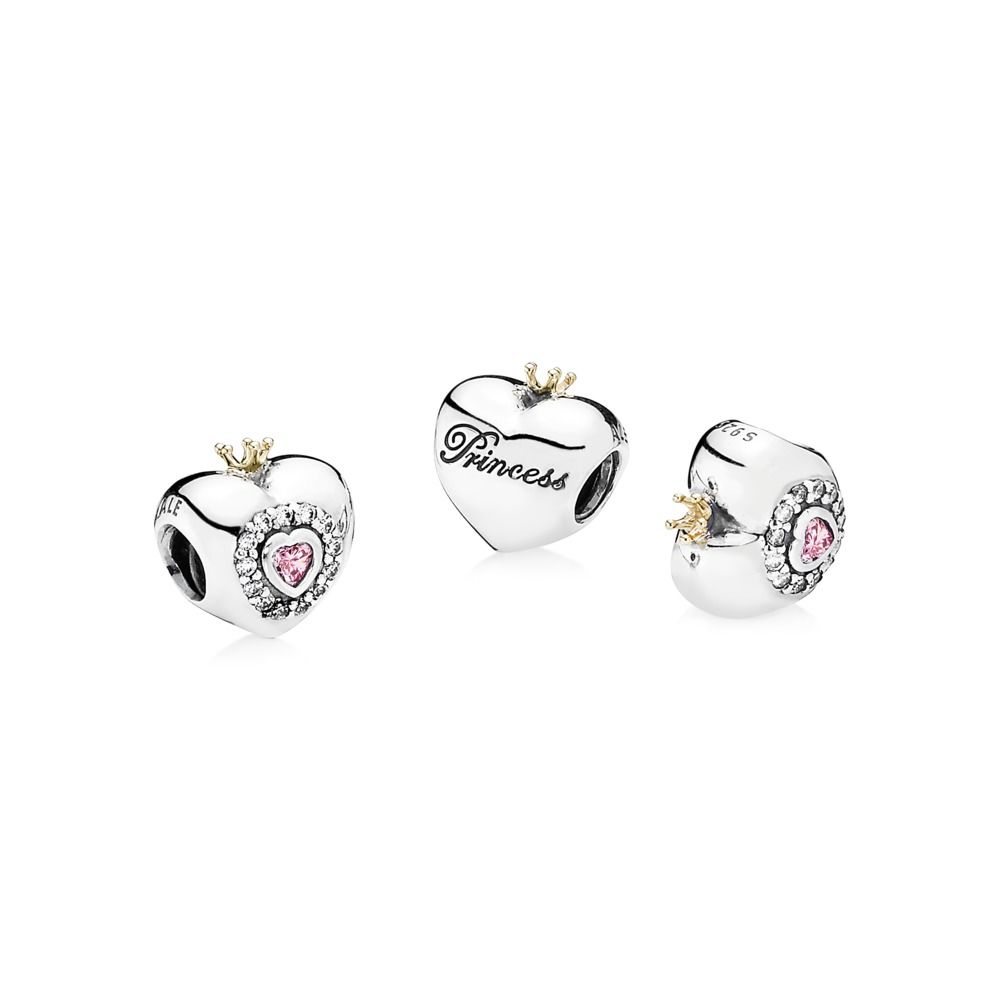 Pandora Princess Heart Charm 791375PCZ