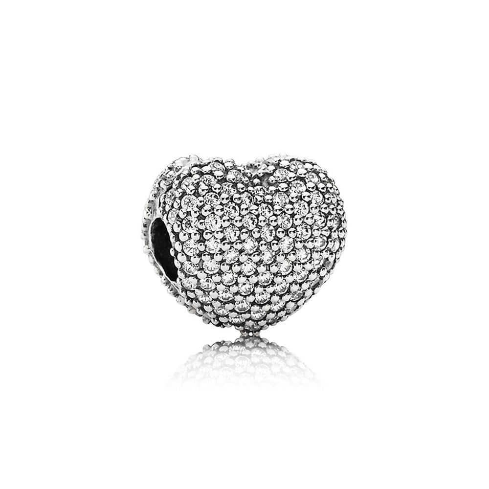 Clip Pandora Apri il mio cuore in pavé 791427CZ