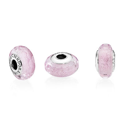 Charm Pandora Vetro di Murano rosa 791650