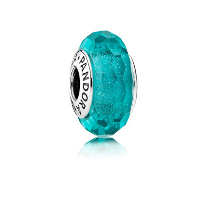 Charm Pandora Vetro di Murano turchese 791655