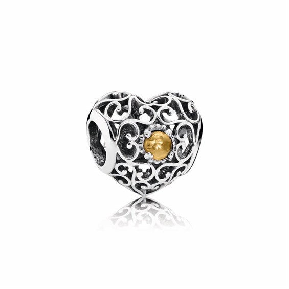 Charm Pandora Cuore Novembre 791784CI