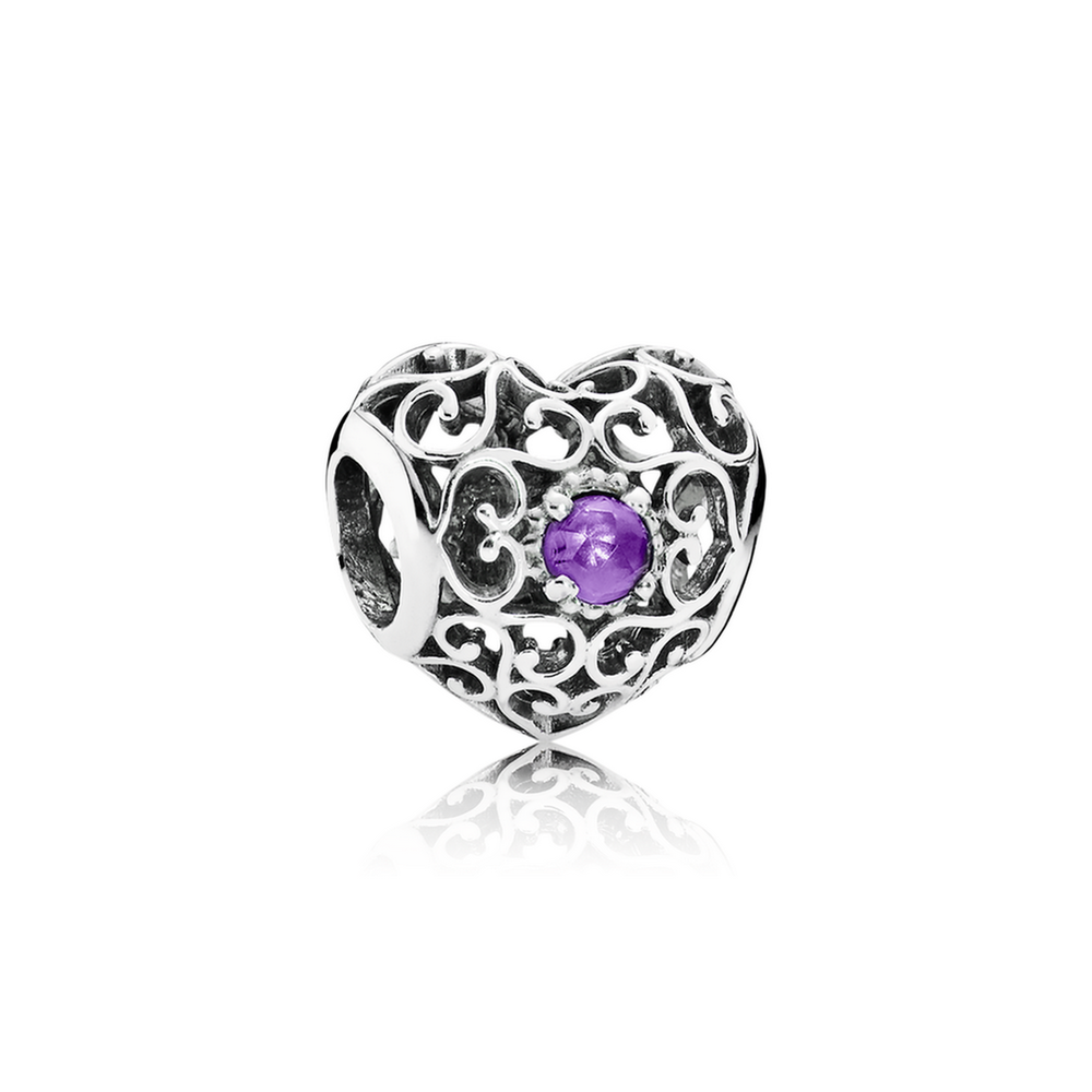 Charm Pandora Cuore Febbraio 791784sam