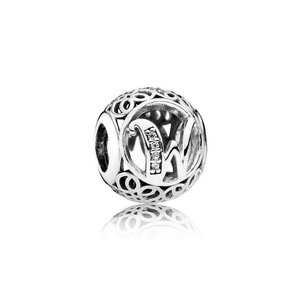 Charm Pandora Alfabeto Vintage W 791867cz