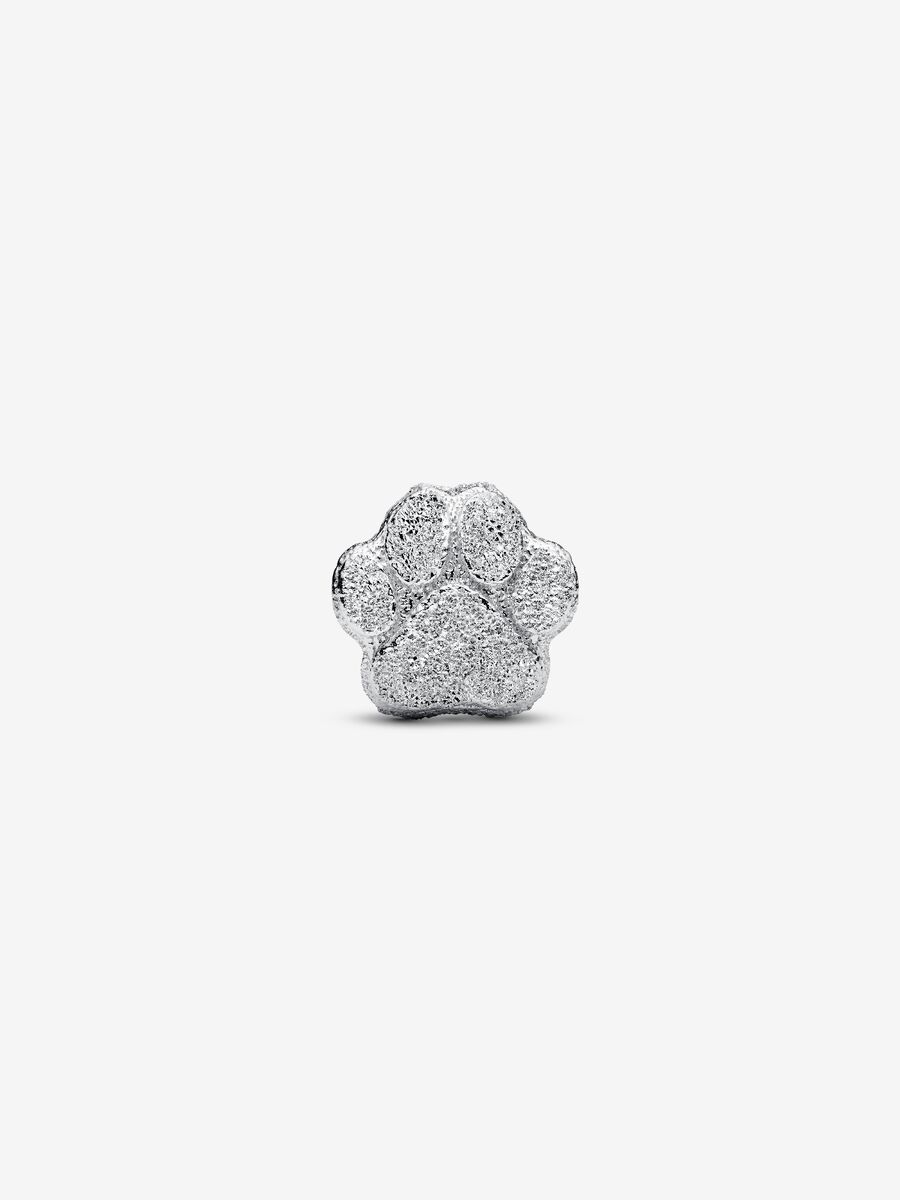 Mini Charm Pandora Zampa effetto diamantato Argento Sterling 925