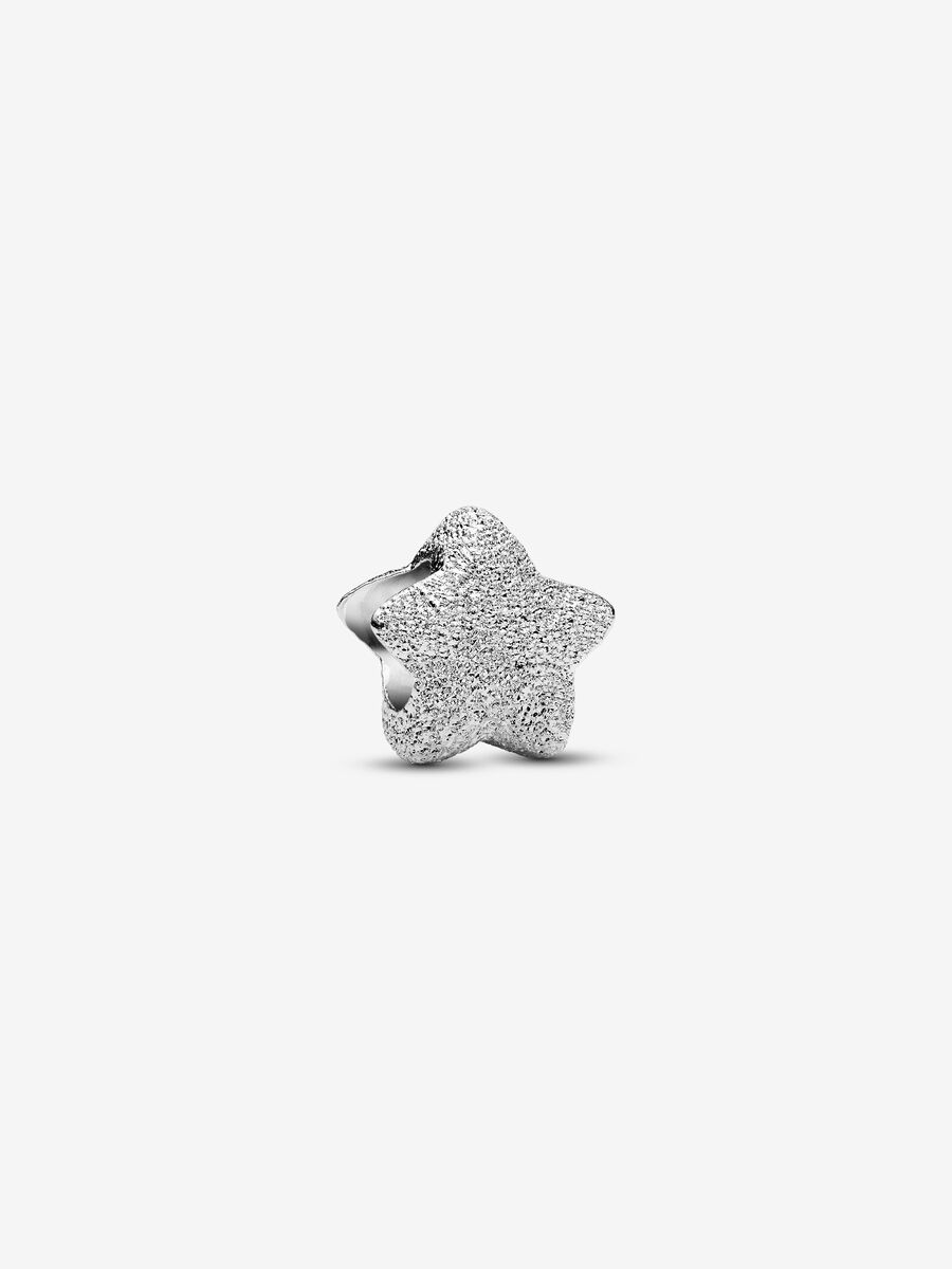Mini Charm Pandora Stella effetto diamantato Argento Sterling 925