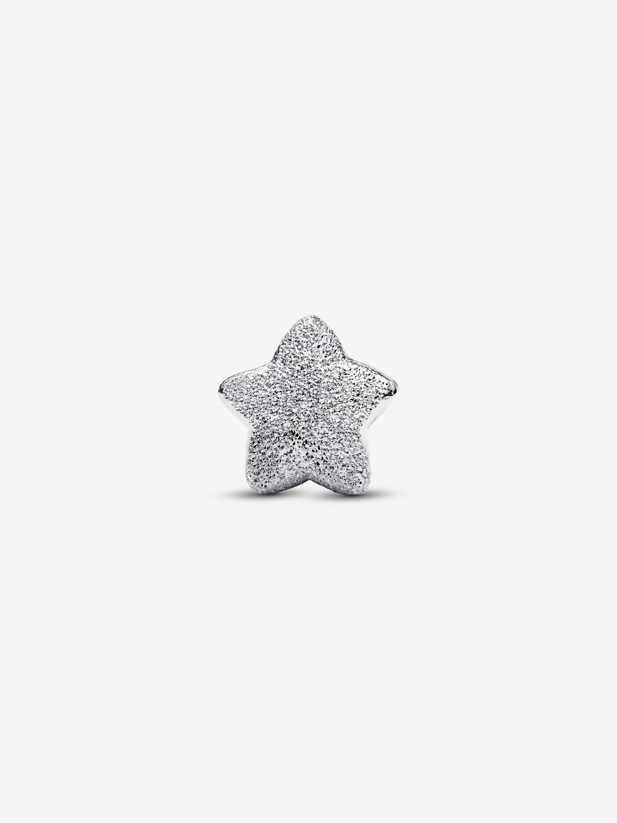 Mini Charm Pandora Stella effetto diamantato Argento Sterling 925