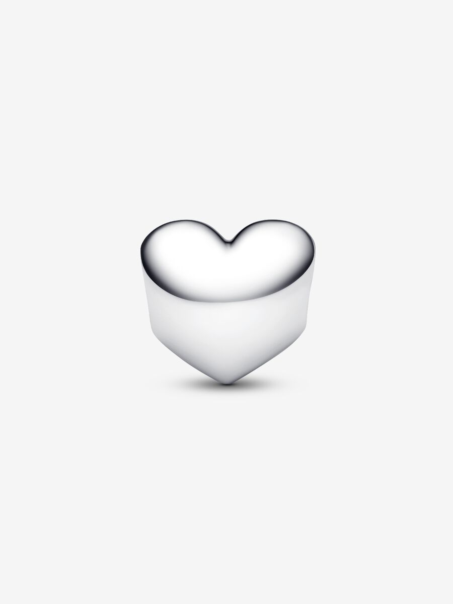 Charm Pandora Cuore con Pietra Rossa Luglio da incidere 794161C07