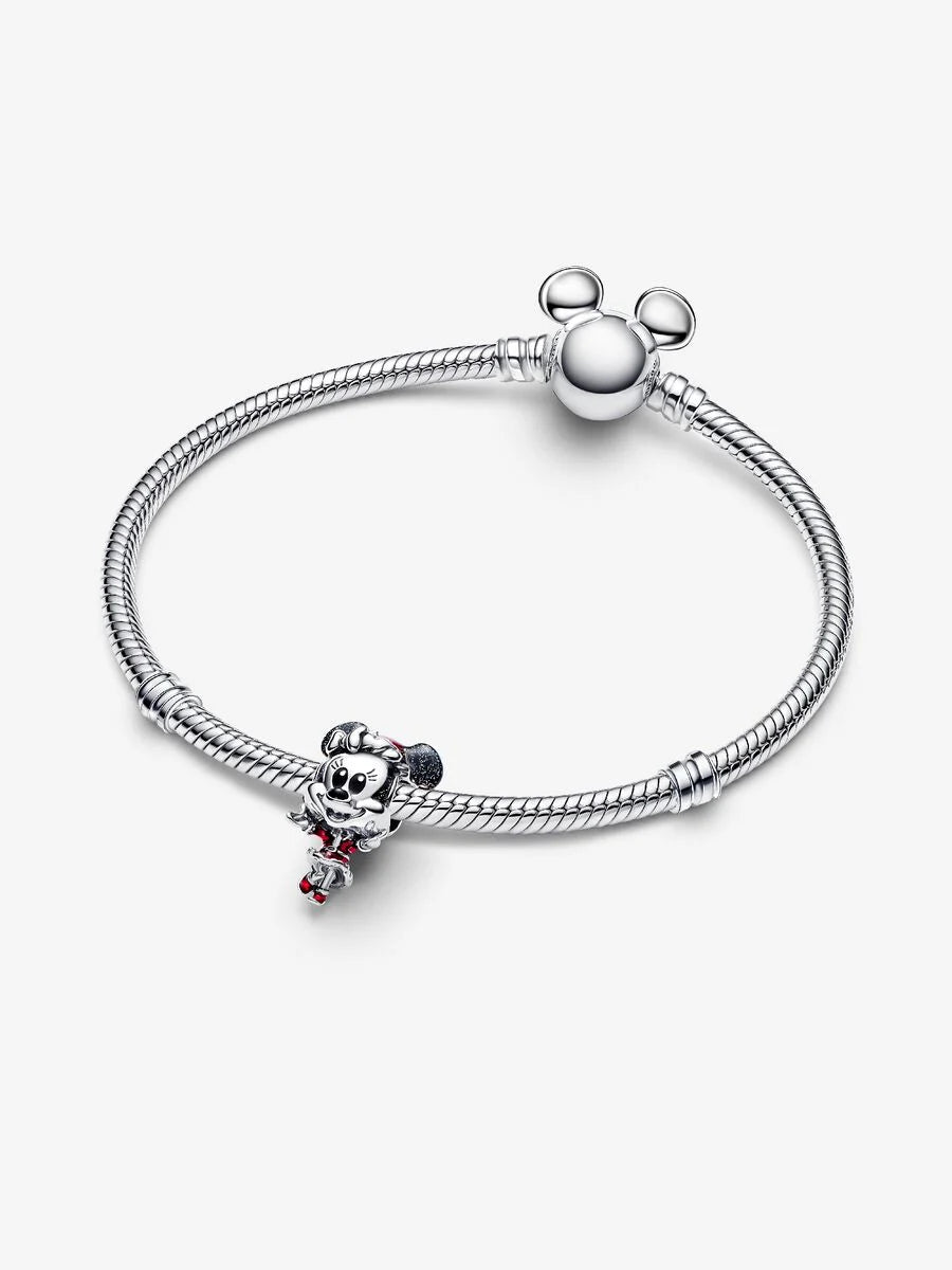 Charm Pandora Disney, Minnie Mouse, Magia del Natale Argento Sterling 925