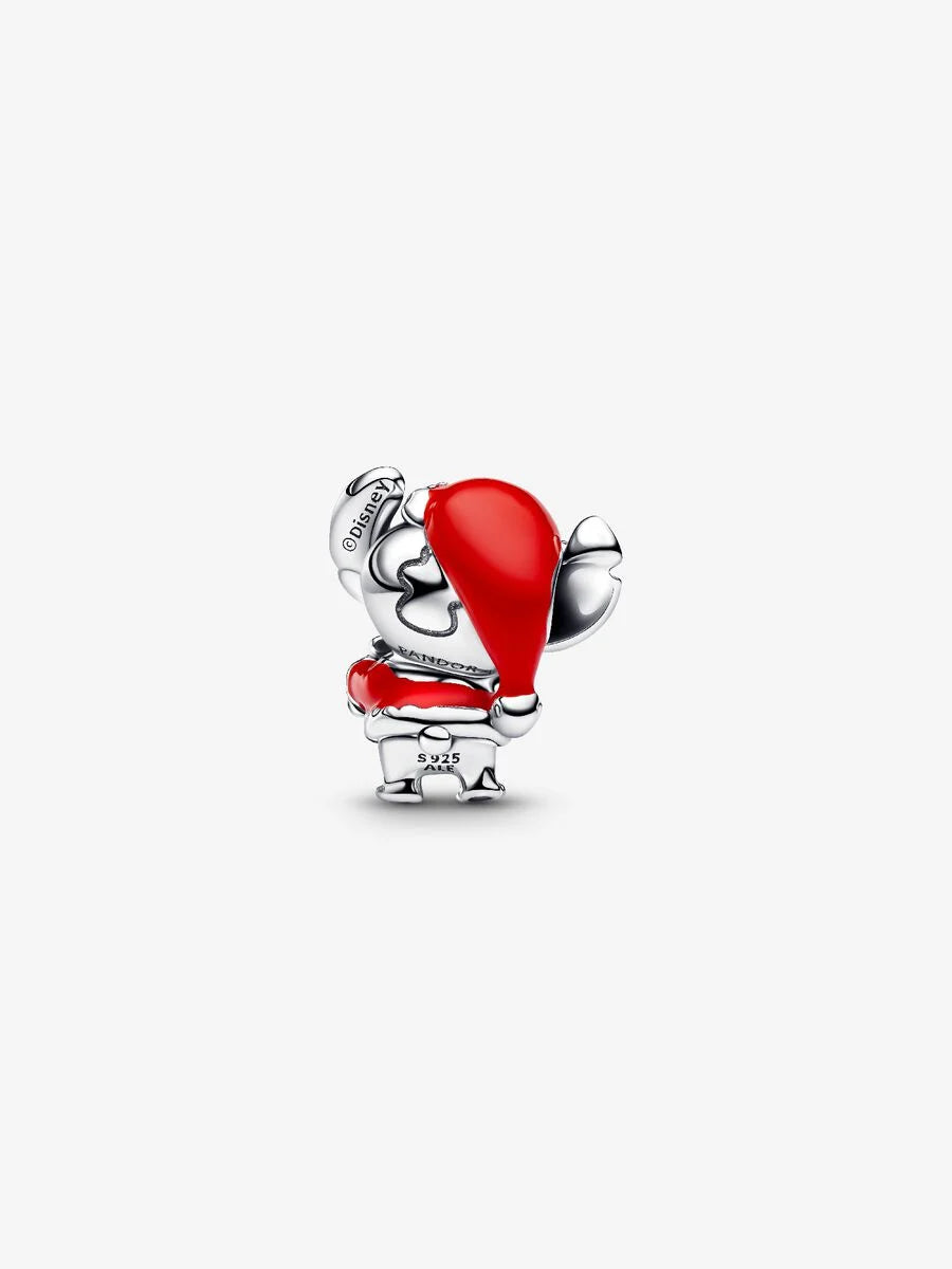 Charm Pandora Disney Stitch Holiday Charm Argento Sterling 925