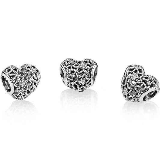 Charm Pandora Cuore in fiore 796264CZ
