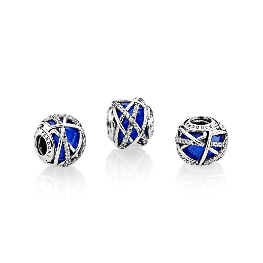 Pandora Openwork Blue Galaxy Charm 796361NCB