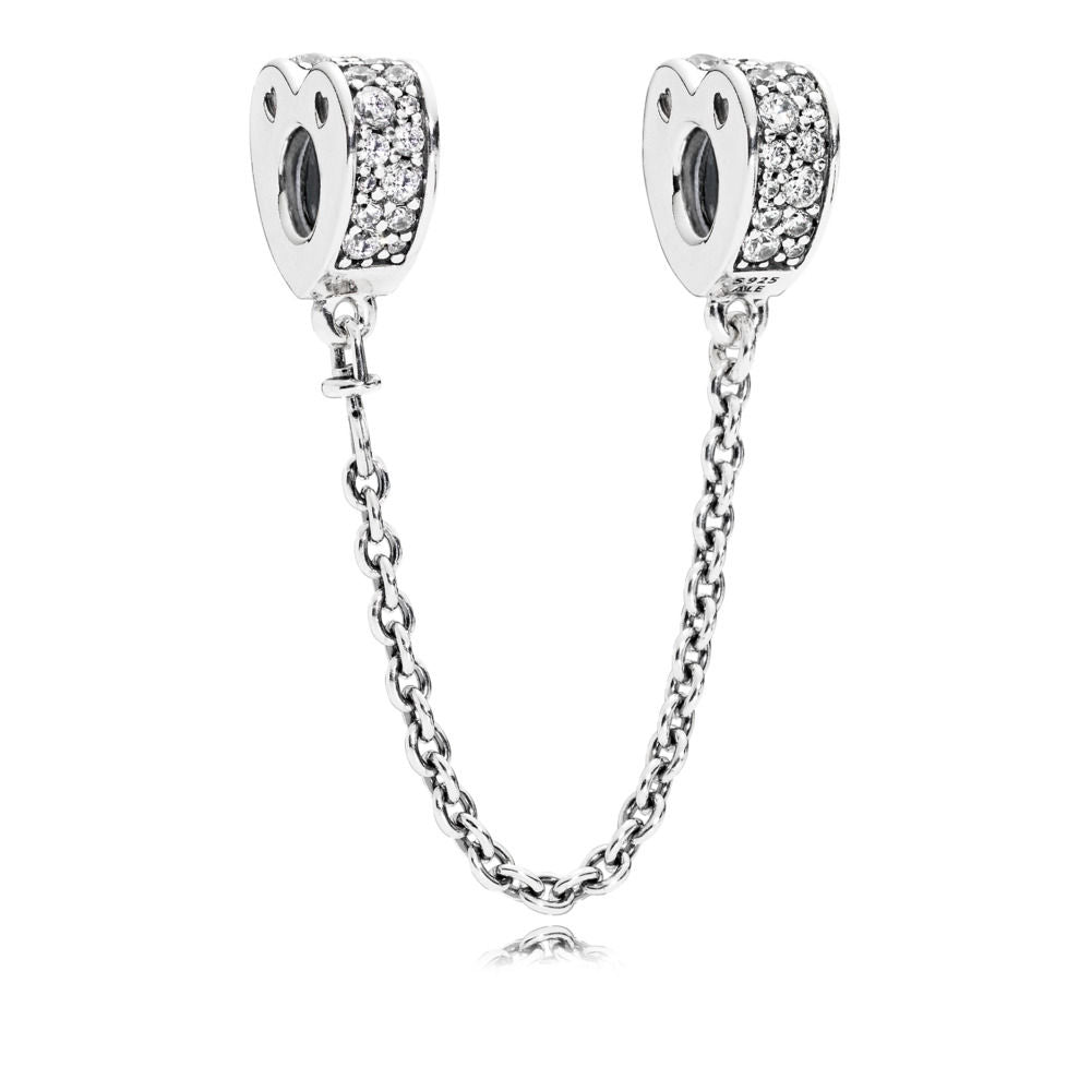 Catenina di sicurezza Pandora Archi D'amore Luminosi 797138cz