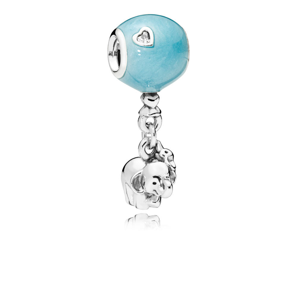 Pandora Blue Elephant Pendant Charm 797239EN169