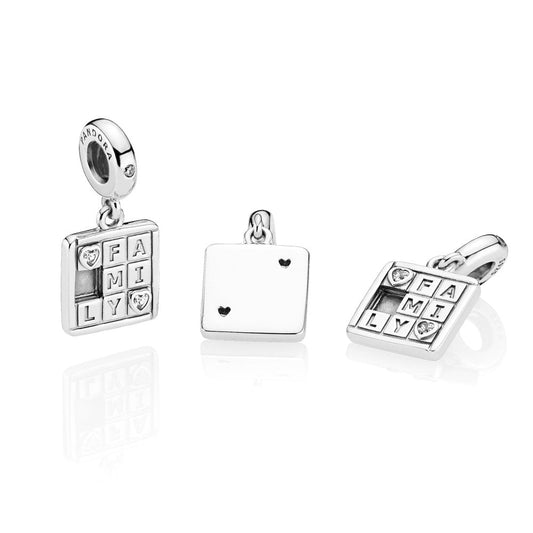 Pandora Family Game Pendant Charm 797626CZ