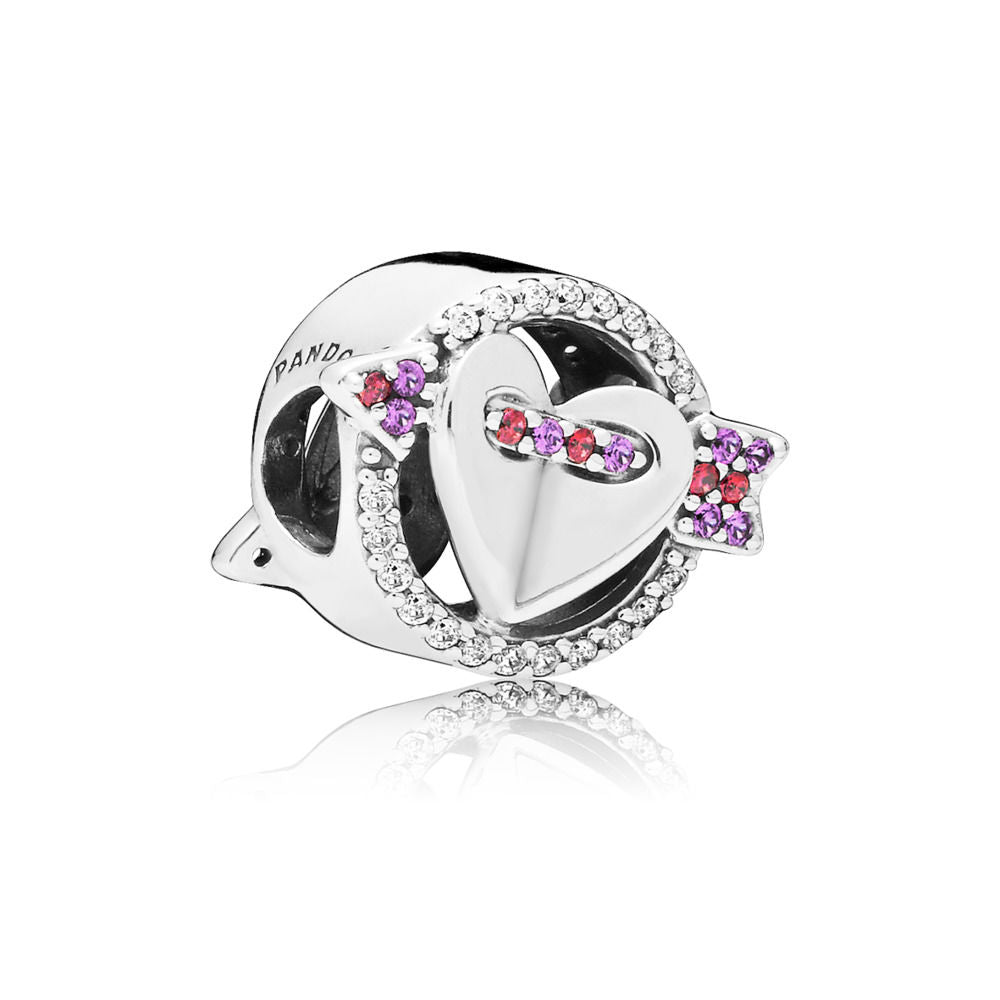 Pandora Sparkling Arrow and Heart Charm 797827CZMX