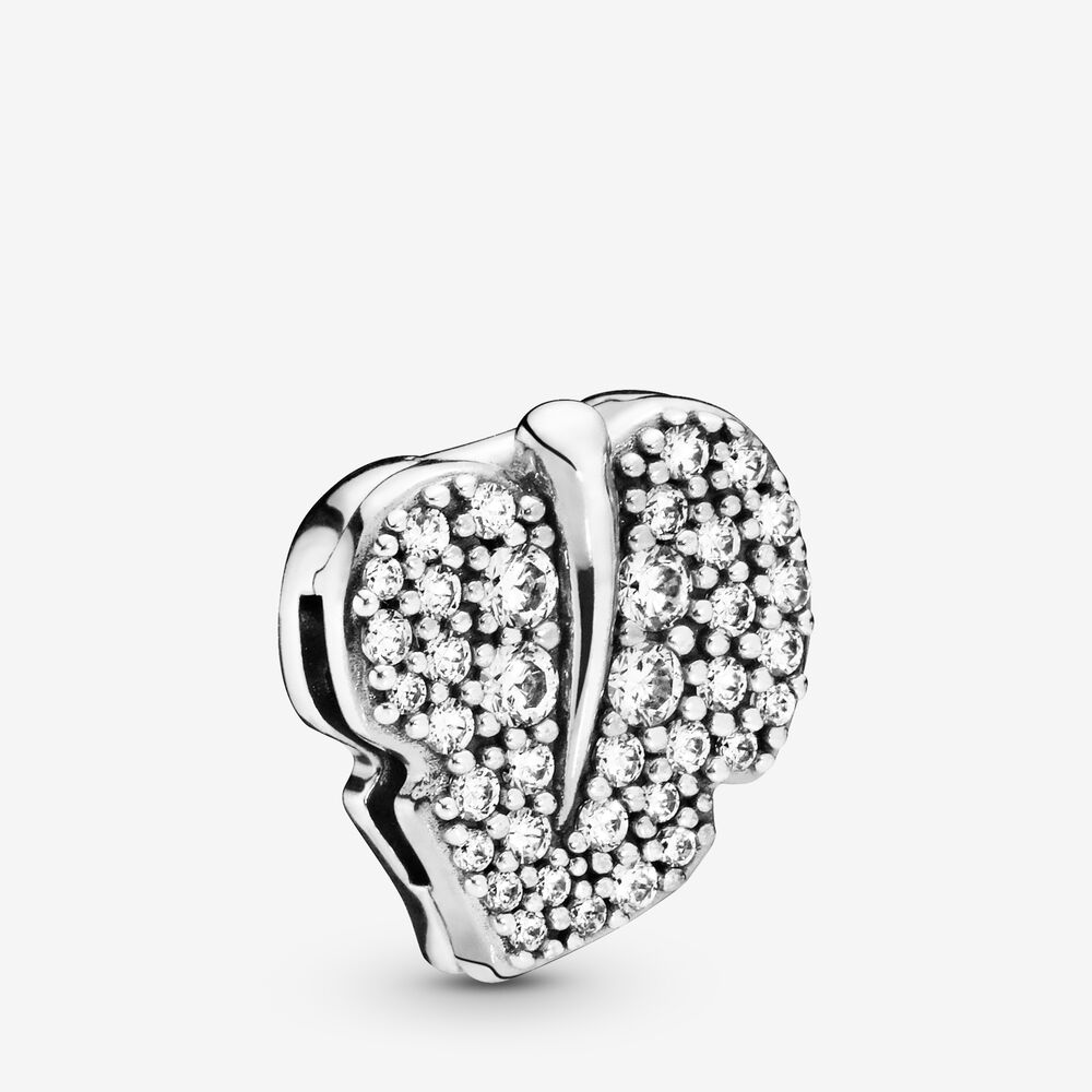 Pandora Reflexions Sparkling Leaf Charm 79829