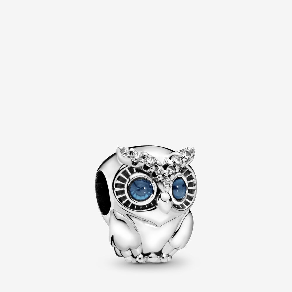 Pandora Sparkling Owl Charm 798397NBCB