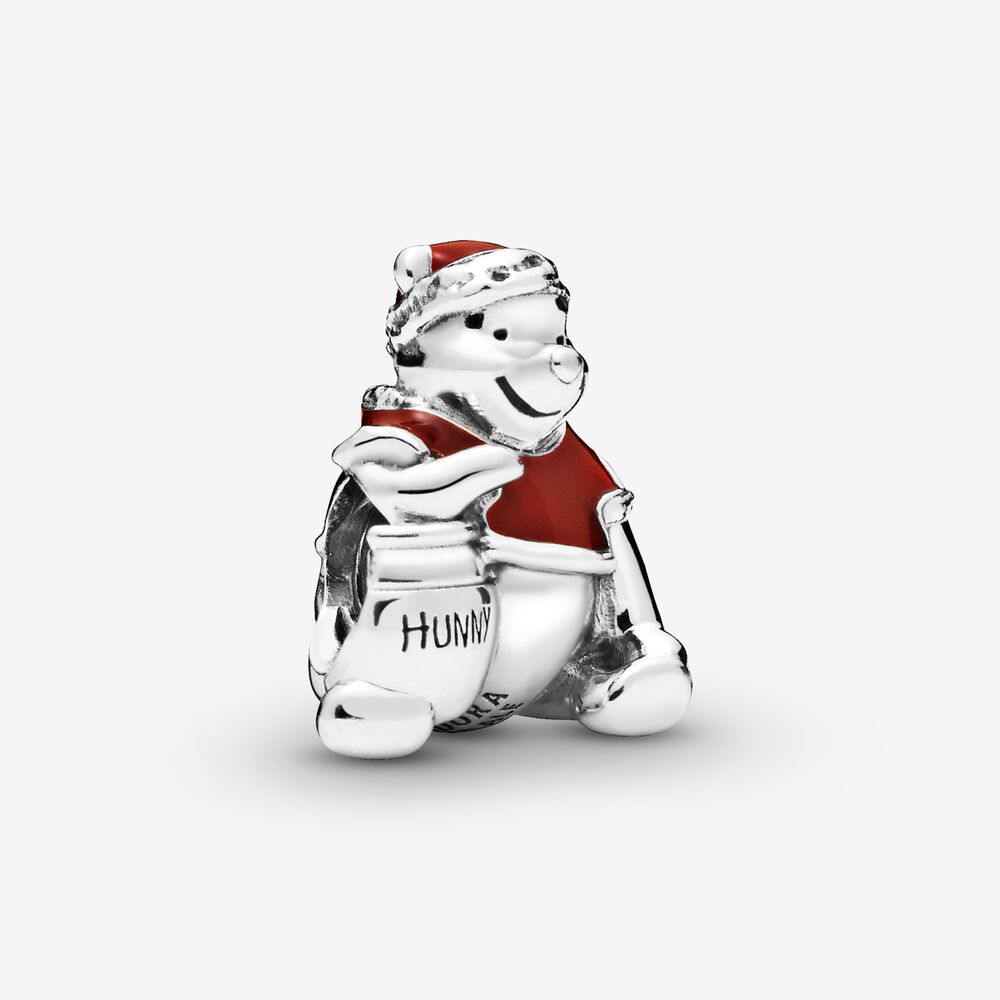 Disney Pandora Winnie the Pooh Christmas Charm with Honey Pot 798451C01