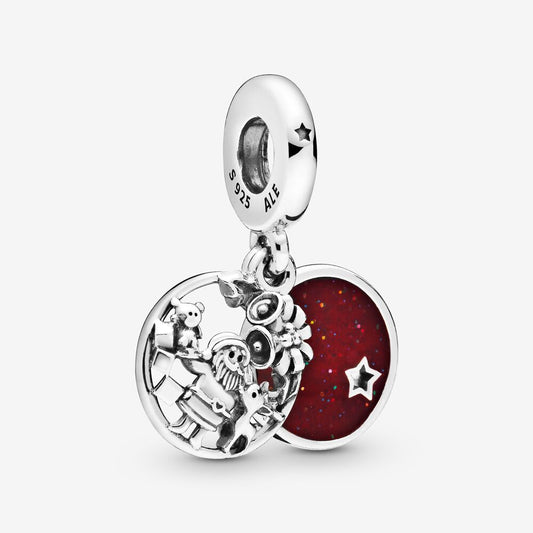 Charm Pendente Pandora Babbo Natale, amore, pace e gioia 798468C01