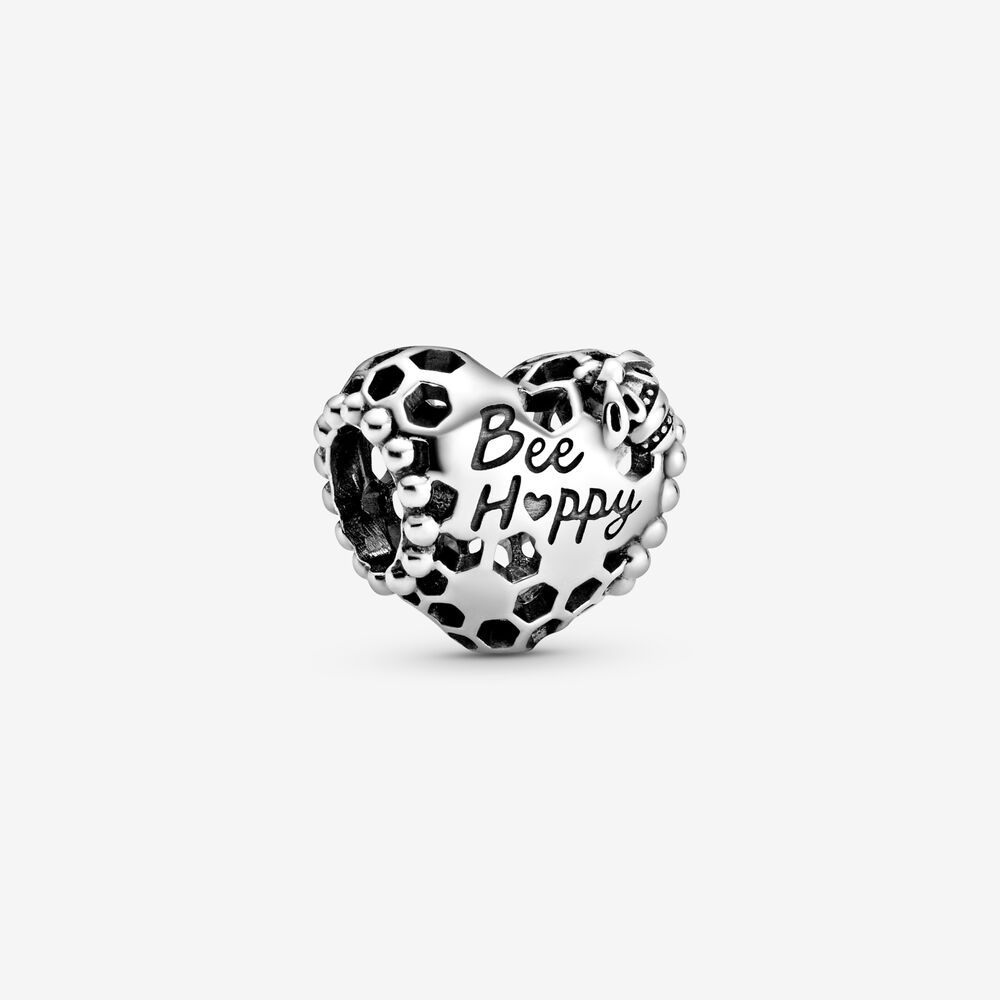 Charm Pandora A Cuore Nido D'Ape Bee Happy (Sii felice) 798769C00