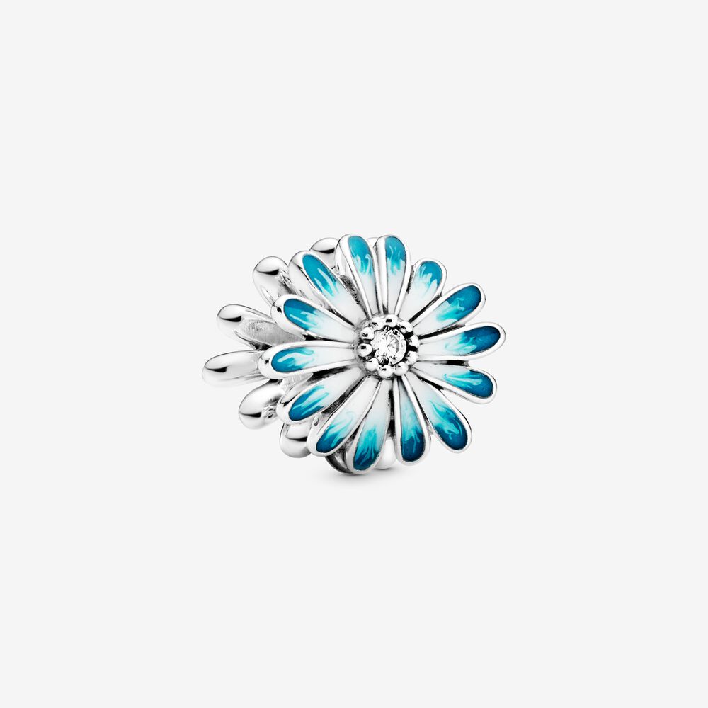 Pandora Blue Daisy Charm 798775C01