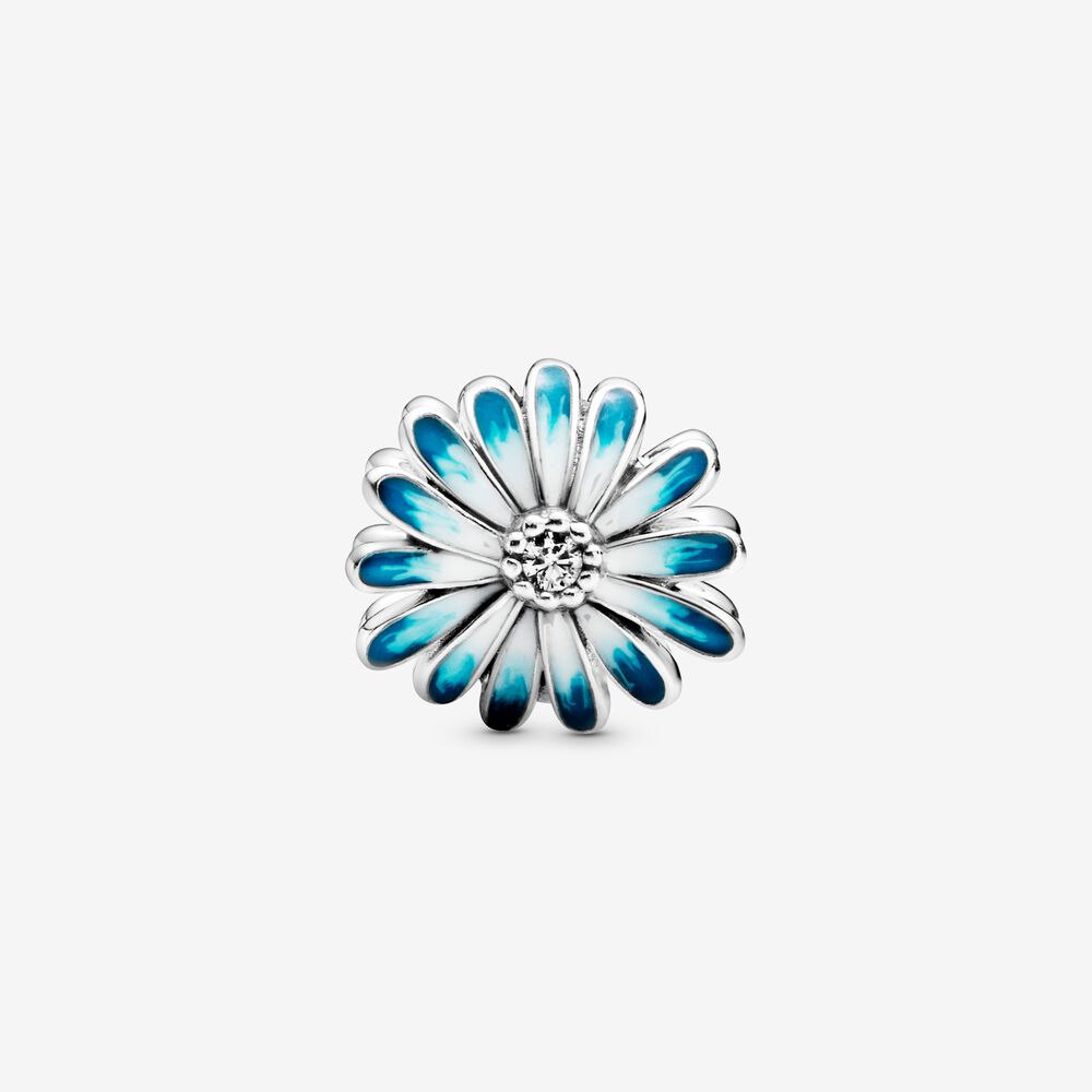 Pandora Blue Daisy Charm 798775C01