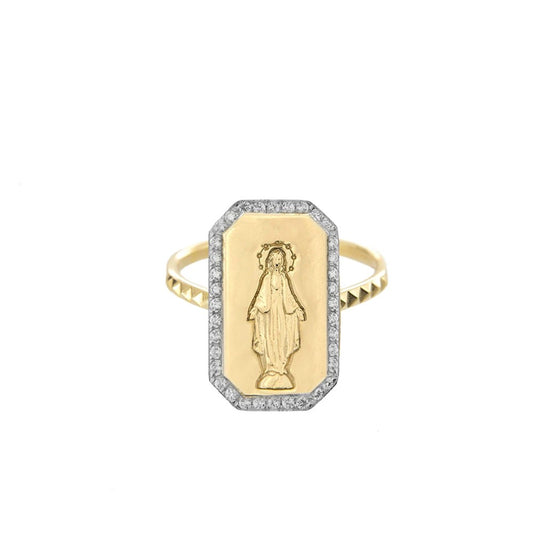 Anello Rue Des Mille Medaglia Madonnina ANZ-009 RT MD